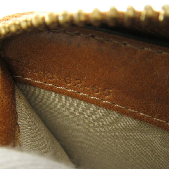 Chloe round long wallet brown leather Wallet - Picture 7 of 10